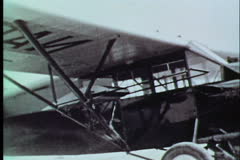 BIPLANE PARTS - Film & Video Stock