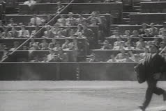 FIRST AFRICAN-AMERICAN UMPIRE - Film & Video Stock