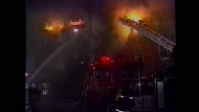 Rupert Hotel Fire - Film & Video Stock